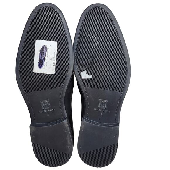 Bruno Magli Pablo Buckle Strap black leather Loafers Men\'s size 9 main image 5